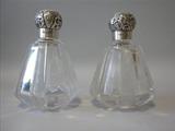 Victorian Silver And Crystal Perfumes