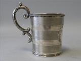 American Antique Coin Silver Youth Cup Mug