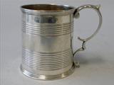 English Antique Sterling Silver Mug