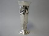 Antique American Sterling Silver Vase
