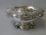 Sterling Silver Punch Bowl Mauser Flower Design