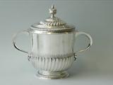 English Sterling Silver Covered Trophy Cup