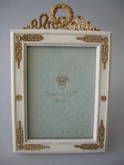 French Dore Bronze Mounted Picture Frame