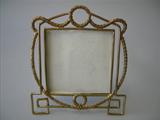 Antique Brass Wire Picture Frame
