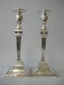 Sterling Silver Candlesticks Columbs Whiting