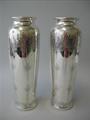 Pair Tiffany & Co. Sterling Silver Vases