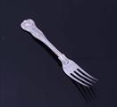 A William IV King's pattern sterling silver dessert fork