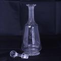 Armorial glass decanter