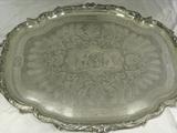 Odiot, Antique French Large Sterling Silver Tray