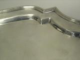 Square, Sterling Silver Footed Salver / Tray, 15 1/4