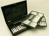 A Very Fine and Comprehensive Antique George IV English Sterling Silver Gilt and Mother of Pearl Dessert Service for Twenty-Four Persons