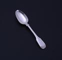 A William IV fiddle and thread pattern sterling silver teaspoon