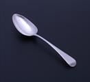 A George III sterling silver Old English pattern table spoon