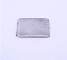 A George V sterling silver cigarette case