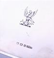 A George V sterling silver cigarette case