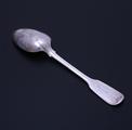 A Victorian sterling silver table spoon