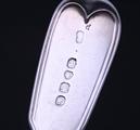 A Victorian sterling silver table spoon