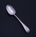 A Victorian sterling silver table spoon