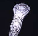 A George III Scottish sterling silver sauce ladle