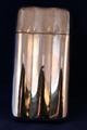 A silver plate cigar tube