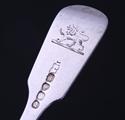 Pair of William IV sterling silver fiddle pattern dessert forks