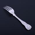 A Victorian King's pattern sterling silver table fork