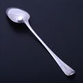 A George III sterling silver Old English pattern basting spoon