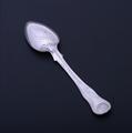 A Regency sterling silver Hourglass pattern dessert spoon