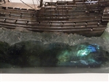 Magnificent continental silver ship centrepiece