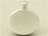 Sterling Silver Hip Flask - Contemporary