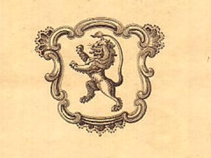 A late 18th century armorial bookplate
