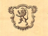 A late 18th century armorial bookplate