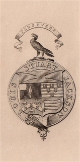 An early 20th century armorial bookplate
