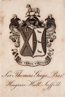 An early 19th century armorial bookplate