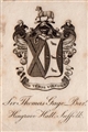 An early 19th century armorial bookplate