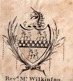 A late 18th century armorial bookplate