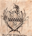 A late 18th century armorial bookplate