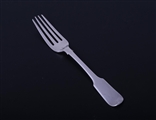 PROVINCIAL: A George III sterling silver fiddle pattern dessert fork