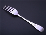 A George IV Old English pattern sterling silver dessert fork