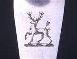 A George IV Old English pattern sterling silver dessert fork