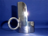 Antique English Sterling Silver Student Candlestick Light