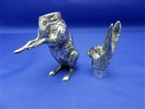 Antique English Sterling Silver Hare Pepper