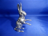 Antique English Sterling Silver Hare Pepper