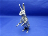 Antique English Sterling Silver Hare Pepper