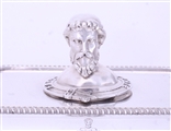 Pair of early 19th century Old Sheffield Plate entrée dishes and covers with armorial finials