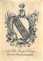An 18th century armorial bookplate for Selwyn