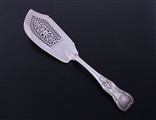 A William IV King's pattern sterling silver fish slice
