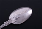 A set of eleven Edwardian King's pattern sterling silver coffee spoons