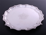A Victorian sterling silver small salver
