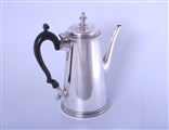 A fine George II sterling silver coffee pot